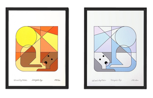 “Pups" art print pair, 9"x12" or 16"x20"