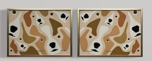 “Beagleflage" art print pair, 9"x12" or 16"x20"
