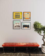 "Undercats" art prints, size options