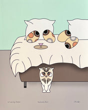 "Undercats" art prints, size options